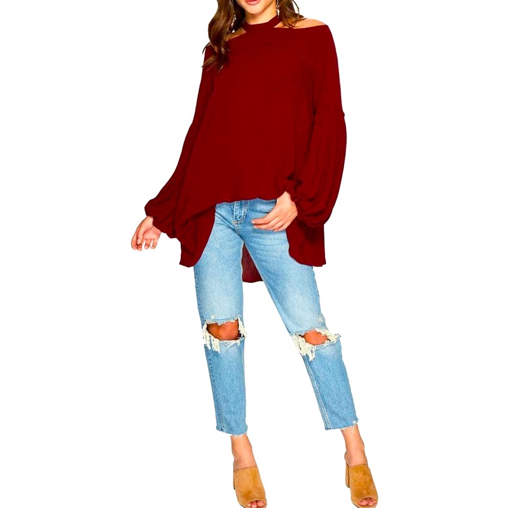 Free People Drift Away Cold Shoulder Tunic